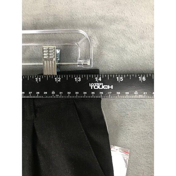 Time & Tru Linen Blend Shorts Womens XS Black With Pockets - Picture 5 of 8